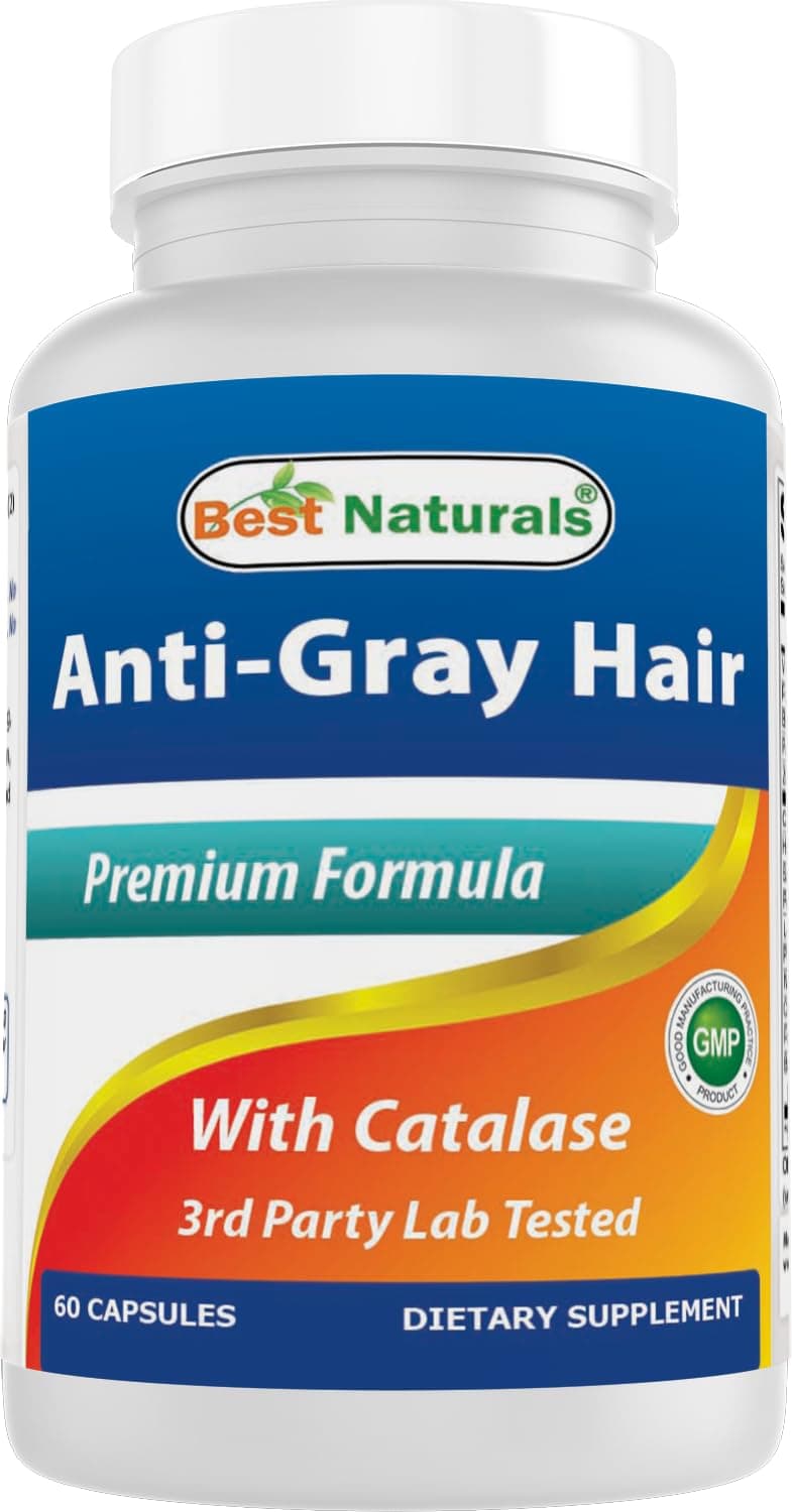 Best Naturals Anti Gray Hair Formula, 60 Count