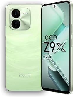 iQOO Z9x 5G (Tornado Green, 8GB RAM, 128GB Storage) | Snapdragon 6 Gen 1 with 560k+ AnTuTu Score | 6000mAh Battery with 7.99mm Slim Design | 44W FlashCharge