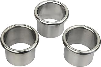 Hot Iron Hair Styling Station For Curling, Salon Appliance Organizer Holder - 2 Inch 3 Piece Tubes Stainless Steel