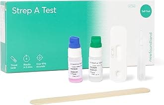 Newfoundland Strep A Test Kit-Home Self-Test for Throat Infections -Accurate & Rapid Result in Under 5 Minutes -Detect Streptococcus A Bacterial Infection-Certified by CE Single Person Test Kit