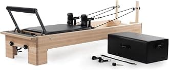 Studio Pilates Reformer with Sitting Exercise Box, Pilates Machine for Studio or at-Home Gym Equipment, Exercise Equipment for Fitness and Well-Being