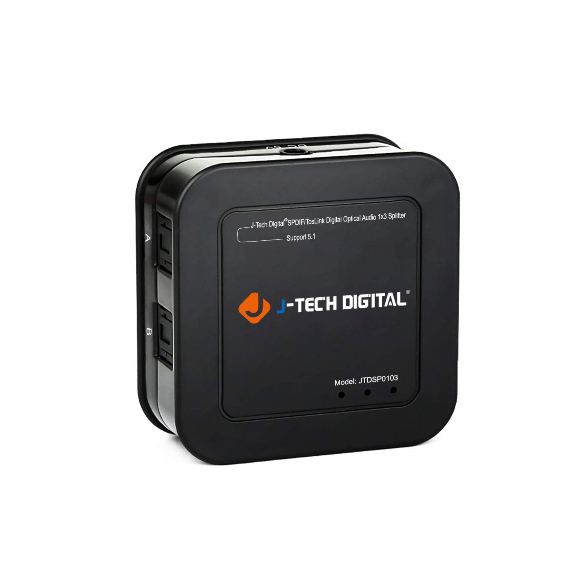 J-Tech Digital Premium Quality SPDIF TOSLINK Digital Optical Audio 1x3 Splitter One Input 3 Outputs SPDIF 1X3 Splitter