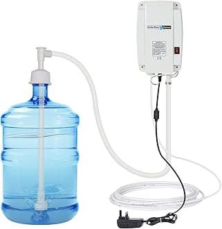 Bottled Water Dispenser Pump System Single Inlet 110V 60PSI Drinking Water Electric Water Pump Compatible with Coffee/Tea Machine, Water Dispenser, Ice Maker, Refrigerator