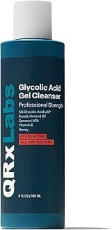 5% Glycolic Acid Gel Cleanser - Exfoliating AHA Facial Cleanser for Smoother-Looking Skin, Oil Control & Pore Care, Body Safe - Helps with Razor Bumps & Ingrown Hairs - Daily Use - 6 Fl Oz