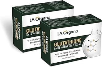 Glutathione Skin Whitening Soap For Brightening & Whitening For All Skin Types, 100 g (Pack of 2)