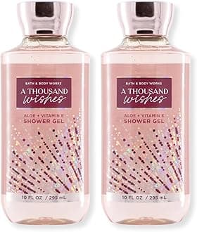 Bath & Body Works Works A Thousand Wishes Shea Butter + Vitamin E Shower Gel, 10 Ounce (Pack of 2)