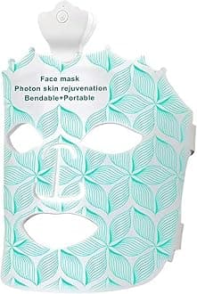 Red Light Therapy Mask for Face, 7 Colors LED Face Mask Light Therapy At Home, Led Face Mask Light Therapy, Green