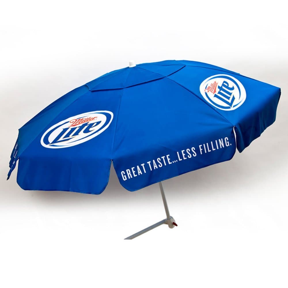 Heininger Holdings 1212 Miller Light 6 ft. Poly Patio Umbrella