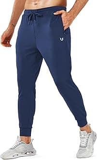 NORTHYARD Men's Joggers Pants with Zipper Pockets Lightweight Sweatpants Athletic Running Workout Track Pants for Men