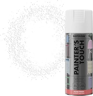 400ml Painter's Touch Spray Paint - Gloss White,Packaging May Vary