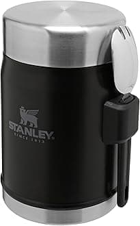 Leakproof-Dishwasher Safe, Stainless Steel, Matte Black, 0.4L