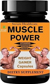 Muscle Power Capsule | Weight Gainer Capsule Supplement | 30 Capsules