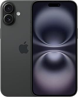 Apple iPhone 16 Plus 256 GB: 5G Mobile phone with Apple Intelligence, Camera Control, A18 Chip and a Big Boost in Battery Life. Works with AirPods; Black
