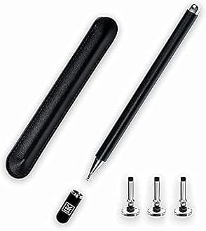 H&K Universal Stylus Pen for touch screens, Passive Stylus pen Compatible with iOS and Android devices, iPad iPhone laptop Samsung phones and tablets, for Drawing and Handwriting. (Black)