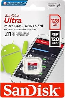 128GB Ultra® microSDXC 120MB/s A1 Class 10 UHS-I