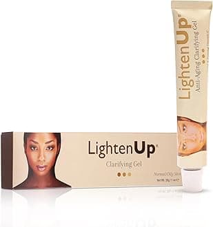 OMIC LightenUp Anti-Aging Skin Brightening Gel - 1 fl oz / 30g - Formulated as Anti-Oxidant, Skin Brightening Cream, with Alpha Arbutin, Argan Oil