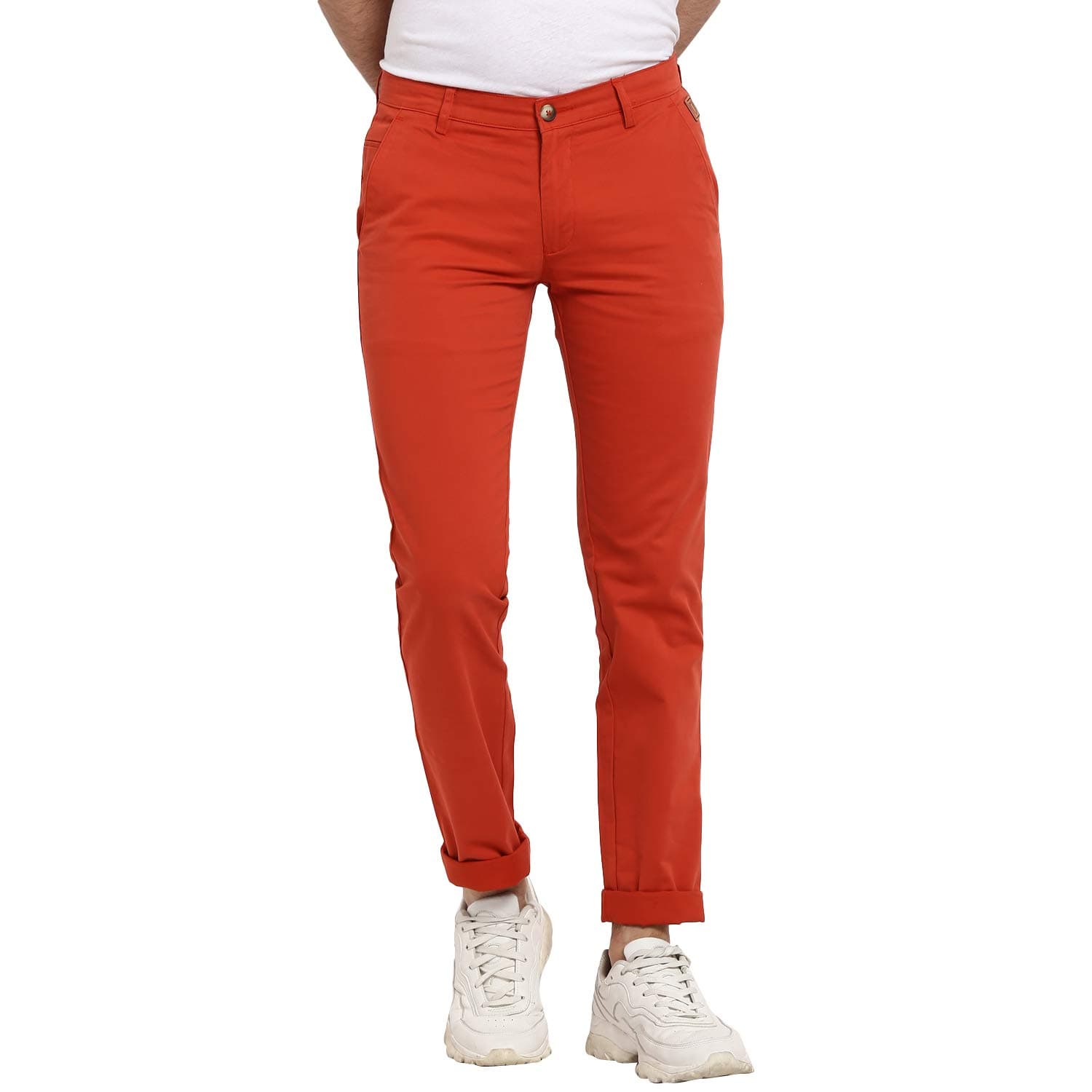 Men Slim Fit Casual Trouser