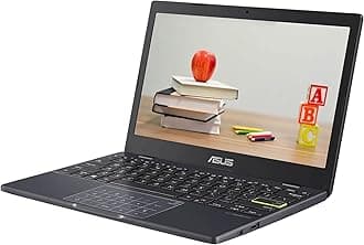 ASUS 11.6 inch VivoBook with Microsoft Office 365 - E210 11.6 inch Laptop (Intel Celeron N4020, 4GB RAM, 64GB eMMC, Windows 10) - Includes LED-NumberPad, Blue