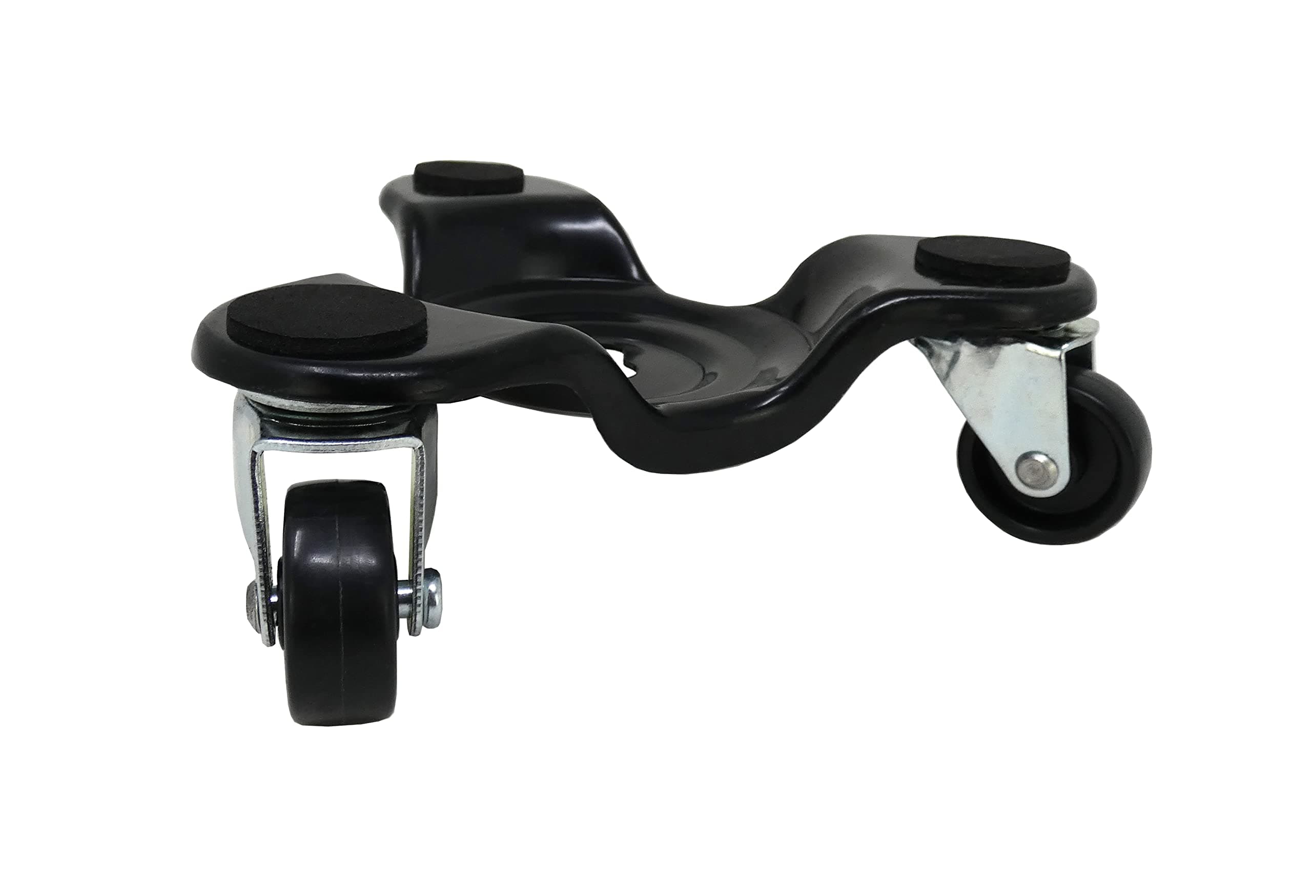 7299E Tri-Dolly, 6-Inch, Black 4-Pack