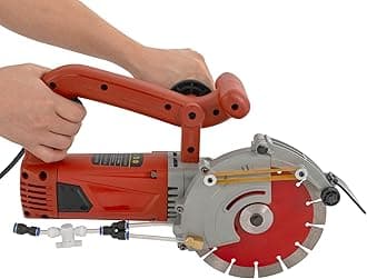 4800W Electric Wall Chaser Concrete Cutter, Single-chip Concrete Cutting Machine Brick Cutter Granite Notcher Molding Slotting Machine Concrete Groove Cutting Machine for Brick Granite Marble Concrete