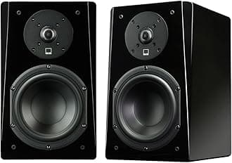 SVS Prime Bookshelf Speaker (Pair) - Piano Gloss Black (Pack of 1)