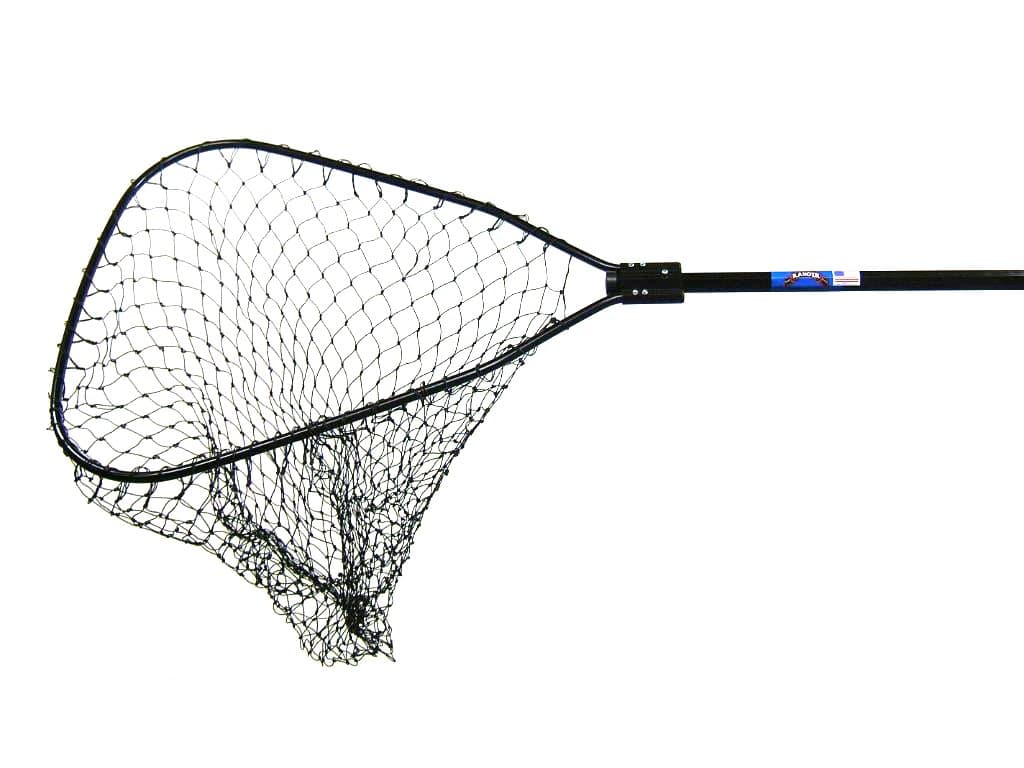 Ranger Octagonal Handle Big Game Landing Net (48-Inch Handle, 27 x 30-Inch Hoop, 48-Inch Net Depth)
