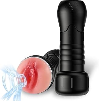 Male Masturbator Penis Pump – Automatic Stroker, Male Sex Toys with 5 Suction Modes & 10 Vibration Patterns, Rechargeable Penis Vibrator, Adult Toys for Men