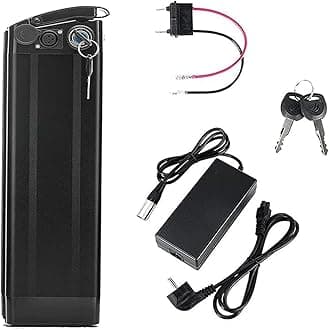 36V 48V Ebike 15.6Ah 18Ah 21Ah Li-ion Battery, for 250W 350W 500W 750W 1000W Motor, Electric Bike Lithium Battery with Charge (48V 15.6AH)