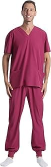 Just LoveMen's V-Neck Scrub Set