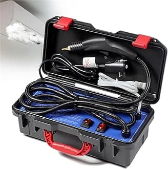 High Temp Portable Steamer Machine for Cleaning, High Pressure Steam Cleaner,Tankless and Heavy Duty for Commercial Home Use Grout Tile Kitchen Bathroom Car Detailing(220V 3200w)