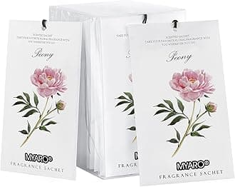 MYARO12 Packs Penoy Scented Sachets for Drawer and Closet, Long-Lasting Sachets Bags Air Freshener Fresh Scents, Potpourri Bags Home Fragrance for Lover