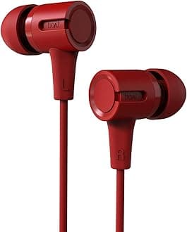 boAt Bassheads 102 in Ear Wired Earphones with Mic(Fiery Red)
