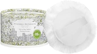 Woods of WindsorLily of The Valley Dusting Powder Talc for her, White, 100 g (Pack of 1)