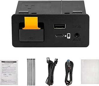 HMYC Mazda Carplay and Android Auto Retrofit Kit, TK78-66-9U0C OEM Media Hub Fits to MZD Connect System, Compatible with Mazda 2/3/6/CX3/CX5/CX9/MX5 2015-2020 Year(Type-c Fast Charging Interface)