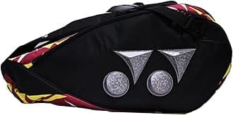 Badminton Champion Racquet Bag 22926T BT6-SR|6 Zipper Compartment for Saparate Storage of 9 Rackets,Shoes and Clothes|High Density EVA |Anti-Theft Zipper Locking System|Hand-Carry