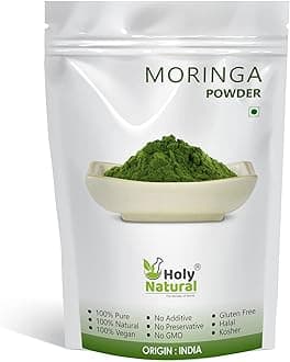 Holy Natural Moringa Powder (1kg), Known as Moringa Oleifera, Drumstick, Ben Tree.