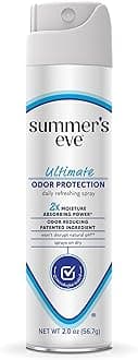 Ultimate Odor Control Daily Feminine Spray with Talc-Free, Odor-Reducing and Moisture-Absorbing Formula, 2 Oz