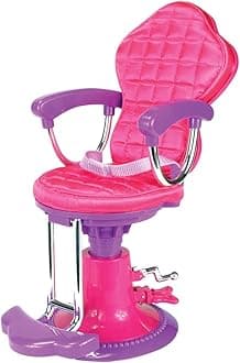 Sophia's Doll Chair, Salon Doll Chair Fit for 18 Inch American Girl Doll Bed Room Accessories Not Included, Doll Furniture Provides a Perfect Doll Salon Chair for Brushing Your Dolls Hair