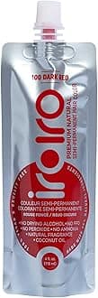Premium Natural Semi-Permanent Hair Color 110 Iro Dark Red (4oz)