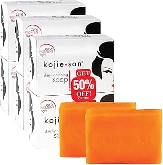 Kojie San Skin Lightening Soap 135g LARGE (6-Pack)