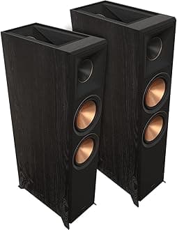 Klipsch RP-8060FA II Dual Floorstanding Speakers (Pair), Ebony