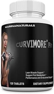 CURVIMORE® FiT Women Supplement. Fast Voluptuous Body. Multivitamins, Mineral, Amino Acids, Herbs, Collagen, Biotin, Hyaluronic Acid, L Glutamine, B-Complex, Maca. Muscled & Curvy Body Gains.