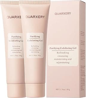 QUARXERY Purifying Exfoliating Gel 2Pcs：Gentle Exfoliating Gel for Face Facial - Exfoliating Gel Scrub for Face Cleans Dirt & Oils