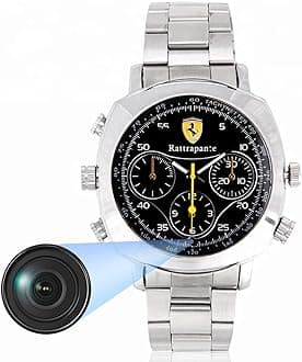 DDLC Wrist Watch Security Camera Audio Video Recording Series 2, While Recording no Light Flashes. Wrist Watch Camera Inbuild 32GB Memory.