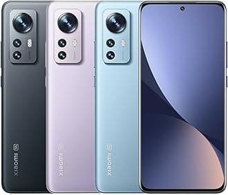 XIAOMI 12 5G + 4G LTE 256GB + 8GB Snapdragon® 8 Gen 1 Global Unlocked 50MP Pro Grade Camera (Not for Verizon Boost At&T Cricket Straight) + (w/Fast Car Charger Bundle) (Gray)