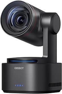 OBSBOT Tail 2 PTZR NDI Camera 4K@60FPS, Pro AI Tracking, 1/1.5" CMOS, 50MP, 5X Optical Zoom, 12X Hybrid Zoom, SDI/HDMI/IP/USB 3.0 Output, Live Streaming for Education, Conference, Worship, Live Events