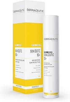 Sun Ceutic 50+ - Sun cream SPF 50+ - Full spectrum protection sunscreen with powerful UVA/UVB filters - Defense face sun block - 50ml