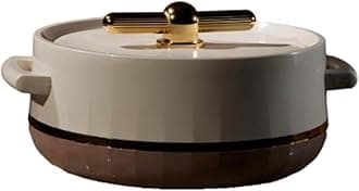 SELVEL Elegance Casserole | Advanced PU Insulation | Elegant Design Hot Pot | Hot Case Keeps Food Hot & Fresh for Hours | Serve Chapati, roti, Biryani and More (Royal Beige, 1200)