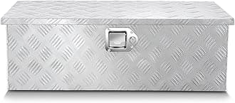 DNA MOTORING Truck Tool Box Lockable Storage Box, Truck Bed Tool Box Truck Bed Organizer Aluminum Truck Tool Boxes for Bed of Truck, w/Lock & Keys, 31" L X 13" D X 11.5" H Silver, TBOX-T5-010-ALU