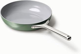 - Nonstick Ceramic Frying Pan (2.7 qt, 10.5") - Non Toxic, PTFE & PFOA Free - Oven Safe & Compatible with All Stovetops (Gas, Electric & Induction) - Sage